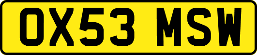OX53MSW