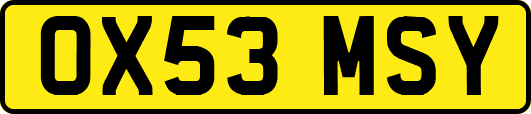 OX53MSY