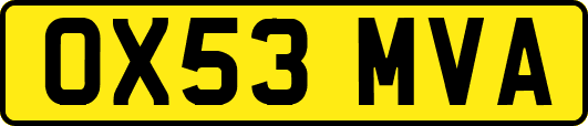 OX53MVA