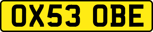 OX53OBE