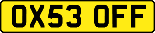OX53OFF