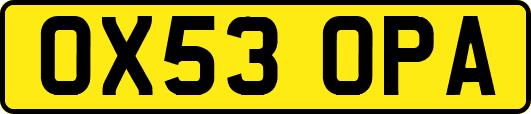 OX53OPA