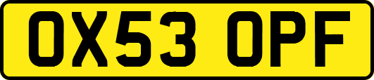 OX53OPF