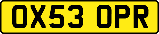 OX53OPR
