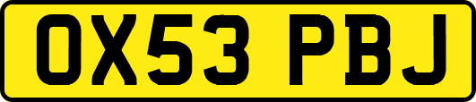 OX53PBJ