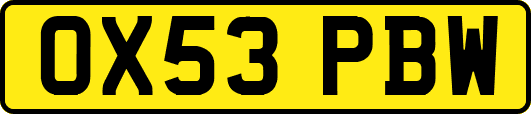 OX53PBW