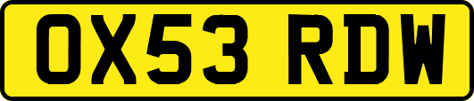 OX53RDW