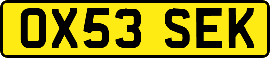 OX53SEK