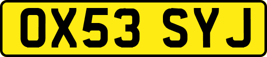 OX53SYJ