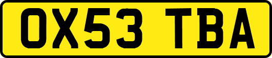 OX53TBA