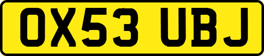 OX53UBJ