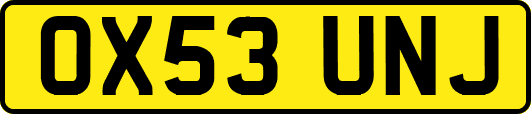 OX53UNJ
