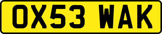 OX53WAK