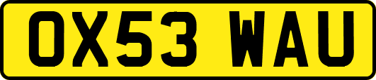 OX53WAU