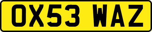 OX53WAZ
