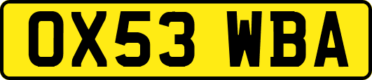 OX53WBA