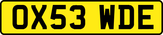 OX53WDE