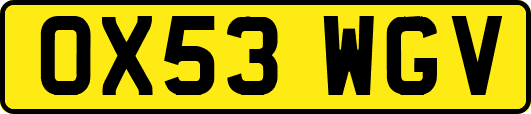 OX53WGV