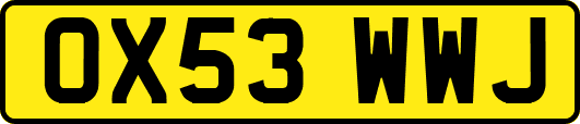 OX53WWJ