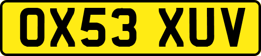 OX53XUV