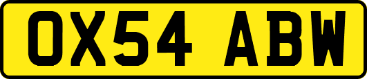 OX54ABW