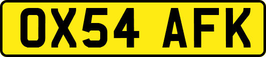 OX54AFK