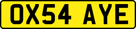 OX54AYE