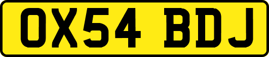 OX54BDJ