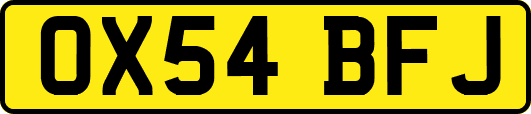 OX54BFJ