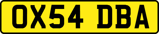 OX54DBA