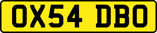 OX54DBO