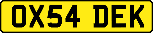 OX54DEK