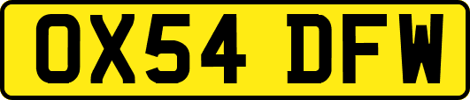 OX54DFW