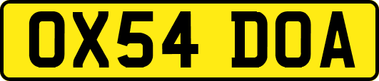 OX54DOA