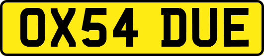 OX54DUE