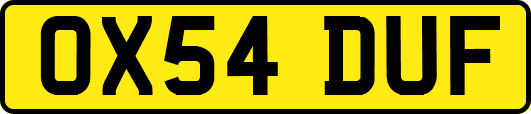 OX54DUF