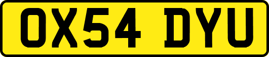 OX54DYU