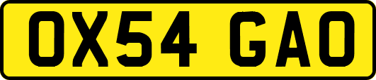 OX54GAO