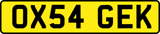OX54GEK