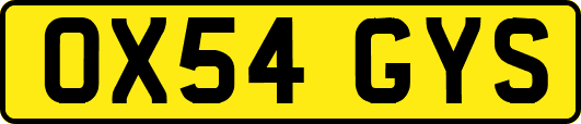 OX54GYS