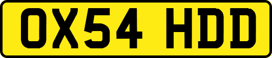 OX54HDD