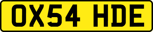 OX54HDE