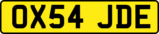 OX54JDE