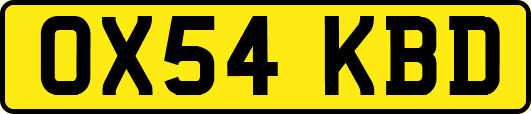 OX54KBD