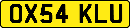 OX54KLU