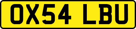 OX54LBU