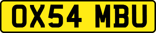 OX54MBU