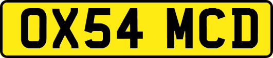 OX54MCD