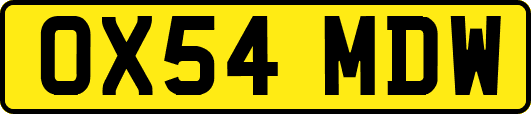 OX54MDW