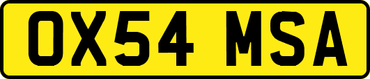 OX54MSA